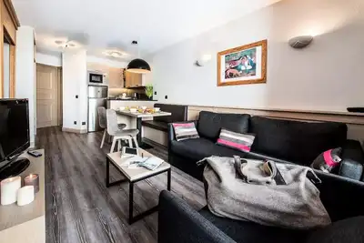 Image de 2-Zimmer-Alkoven-Apartment für 4 Personen, Montana Premier