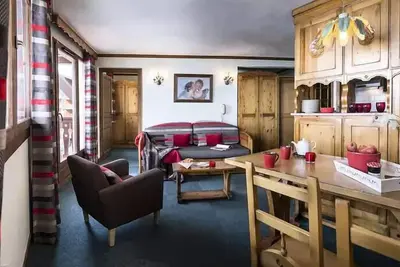 Image de 3-Zimmer-Apartment-Hütte für 6 Personen – Montana Soleil-Gebäude