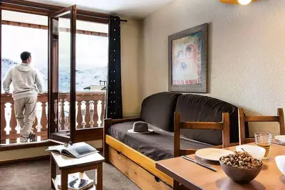 Image de Ferienwohnung 2 Zimmer Mezzanine 6/8 Personen - Dorfseite