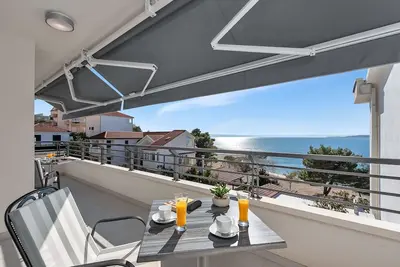 Image de Appartement d'une chambre prés de la plage Baska Voda, Makarska (A-2578-b)