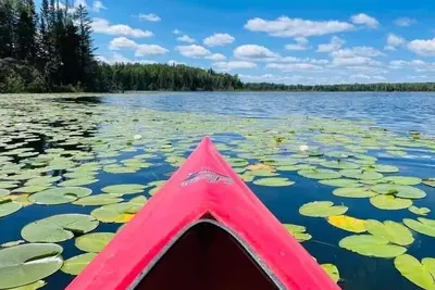 Image de Cabine pittoresque W \/ pont au bord du lac! Plage ~ Forêt Nat'l ~ Kayaks ~ Paisible ~ Privé ~ Wifi