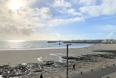 Studio cosy à Quiberon avec parking et animaux admis, face à la mer