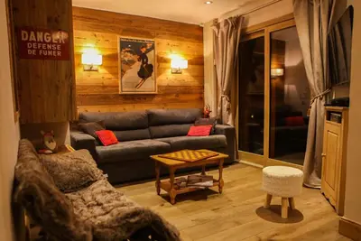 Image de Meribel Plateau Apt familial, renové et chaleureux pied des pistes 5 pers.