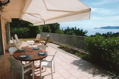 Image de Villa indépendante sans vis à vis 4 personnes vue mer à La Fossette Le Lavandou