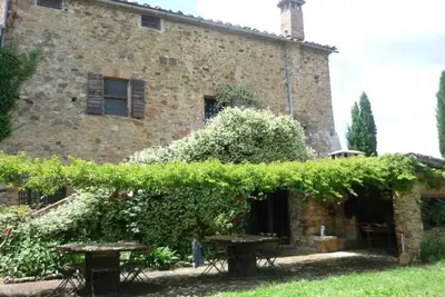 Image de Ancienne ferme avec piscine 8-9 personnes près de Sienne adaptée aux familles ou aux groupes