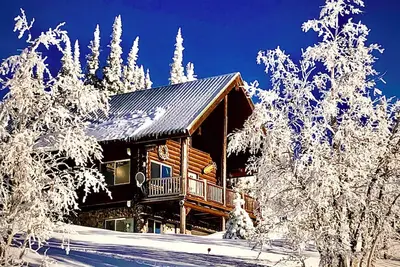 Image de Ski in - ski out Log Cabin Ă Powder Mountain