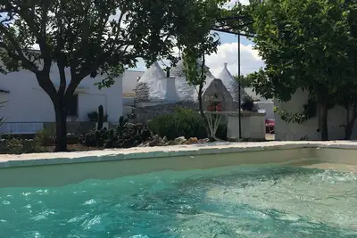 Magico Trullo Puglia Avec Piscine Et Terrasse