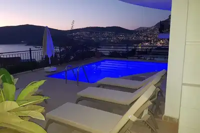 Image de Villa privée avec vue panoramique sur la baie de Kalkan
