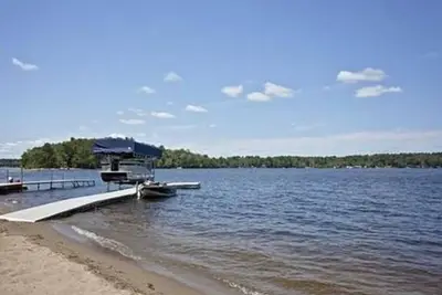 Image de Cottage de pruche sur Long Pond avec plage privée