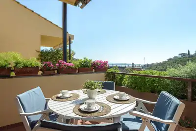 Image de Porto Ercole - Terrasse vue sur la mer