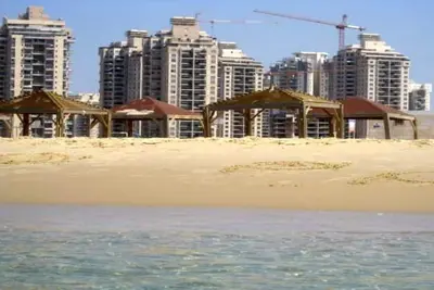 Image de Poleg, Netanya Beachfront au 14 étage avec vue. propre et spacieux