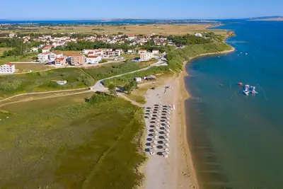 Plage de sable - Jakov, Croatie