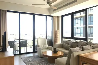 Luxueux Appartement 2brs * vue mer * Region Hyatt, plage privée, piscine