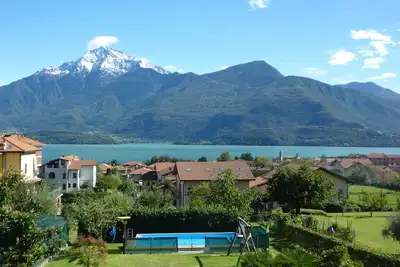 Image de Terrasse avec vue imprenable sur le lac
