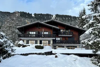 Image de Appartement à Villars-Sur-Ollon avec une vue imprenable sur les Dents du Midi