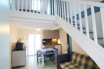 Image de Gîte avec jardin, proche mer, surf\/voile, 2 ch. , Wi-Fi, animaux ok, tennis\/pétanque, parking, Bbq