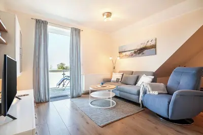 Image de Whg Hansekogge au 1er Premier étage, grand balcon avec vue mer, équipement de haute qualité