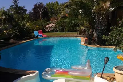 Image de promo  semaines   6 juillet au 20 juillet Biscarrosse jolie maison  piscine