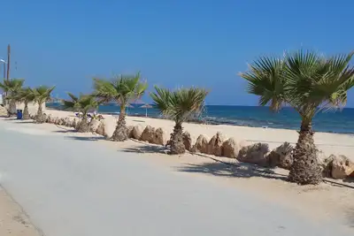 Image de Villa Ayia Napa avec vue sur la mer. Une plage paisible pour nager est un infrot de complexe!