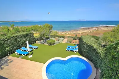 Image de Embat 017 villa avec piscine privée et accès direct à la mer, jardin et climatisation