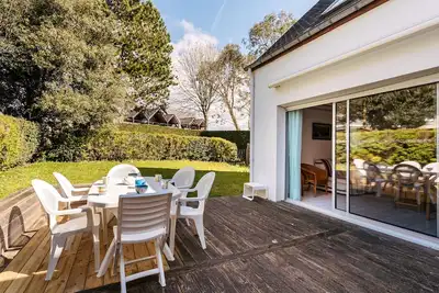 Image de Maison 4 pièces avec jardin et piscine chauffée, proche Grande Plage - Carnac