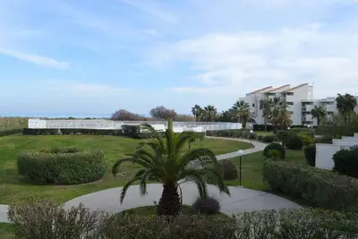 Image de Appartement T2 bord de mer avec piscine, parking, Saint-Cyprien Plage