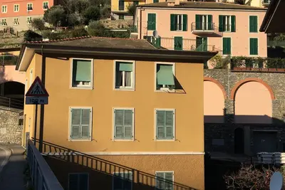 Image de Grand appartement à Zoagli. Appartement à Zoagli, 3 chambres et parking