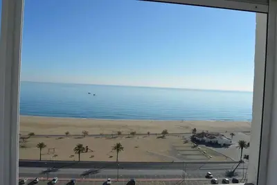 Image de Studio cabine avec terrasse face à la mer