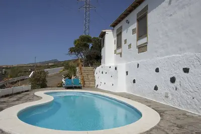 Image de Gîte Los Medianeros : Maison traditionnelle canarienne rénovée dans