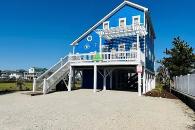 Image de Grande maison de canal avec quai flottant!