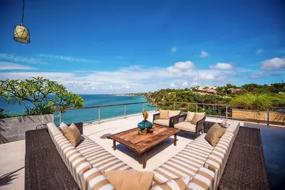 Image de Ocean Cliff Edge 4 Villa Villa. La résidence Luxe Bali Ultra Luxury