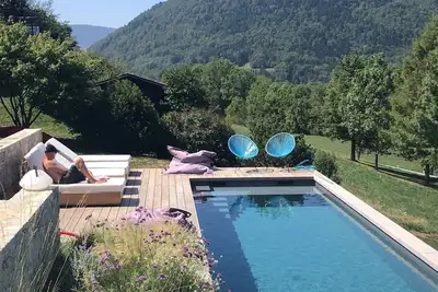 Image de Annecy maison avec piscine 5min du lac Menthon, 20 min stations des Aravis
