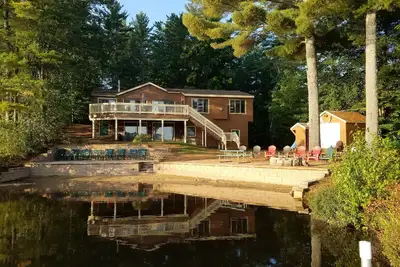 Image de Lac, table de billard, pêche, baignade. . . Great Family Location