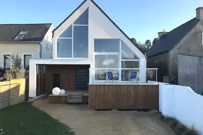 Image de Ty Quemeau, Maison vue mer -plage à pied à 70m- 6-8 personnes