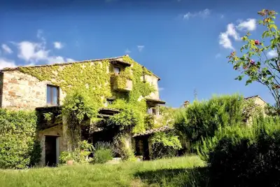 Belle villa historique de 7 chambres sur une ferme d'olive biologique, vue sur la piscine et le coucher du soleil