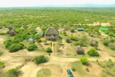 Budget Game Lodge dans le parc national Queen Elizabeth, en Ouganda