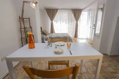 Loft spacieux indépendant avec terrasse privée à La Mariscal Alta Quito
