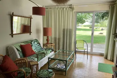 Image de Villa T4 climatisée à 150m de la plage en sable fin, dans un écrin de verdure