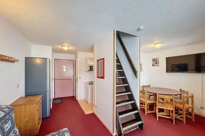 Image de Appartement duplex 4 pièces, ski aux pieds, 6 pers, parking, WiFi