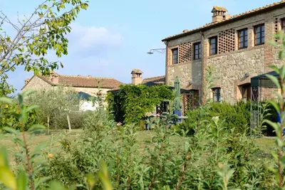 Image de Ancienne ferme typique de la Toscane, avec court de tennis et piscine, T6-B