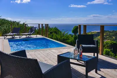 Image de Bungalow vue Mer Piscine Le Carbet Martinique  _ Ti Sunset