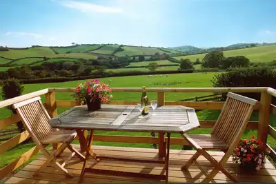 Image de Cottage élégant donnant sur la belle campagne du sud du Devon.