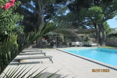 Image de Le Beaulieu Le Cigalou studio dans villa avec piscine