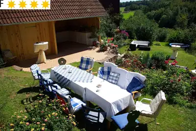 Image de Paradisiaque chalet **** au milieu de la Rhön Nature