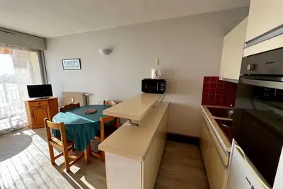 Image de Studio cosy à Quiberon, 27m², 1er étage, 3 pers, animaux admis, parking, face mer