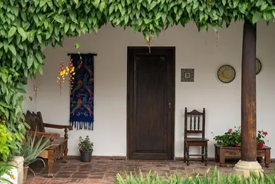 Image de Appartement colonial dans le centre de Antigua avec cuisine