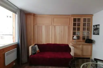 Image de Centre Avoriaz Studio 4 Pers plein Sud, avec balcon et coin cabine séparé.