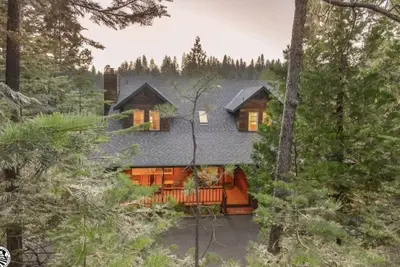 Image de Superbe cabane en pin de sucre!