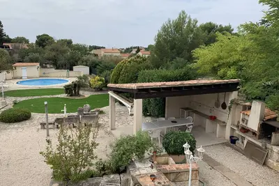 Image de Villa bord de mer climatisée, 9 couchages, piscine privée, terrain de pétanque