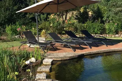 Image de Un havre de paix et de nature avec une piscine écologique et un magnifique jardin